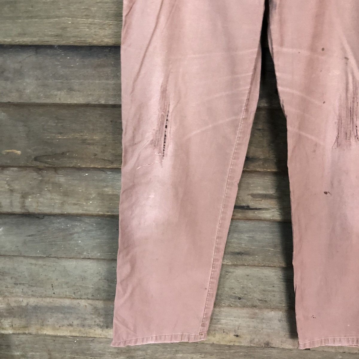 Faded Glory × Japanese Brand Full House Homme Pink faded corduroy Casual Pants #5691 Size US 32 / EU 48 - 6 Thumbnail