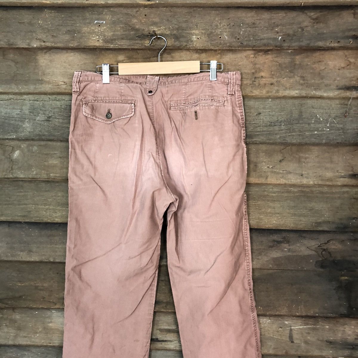 Faded Glory × Japanese Brand Full House Homme Pink faded corduroy Casual Pants #5691 Size US 32 / EU 48 - 10 Thumbnail