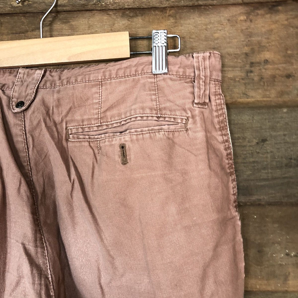 Faded Glory × Japanese Brand Full House Homme Pink faded corduroy Casual Pants #5691 Size US 32 / EU 48 - 13 Thumbnail