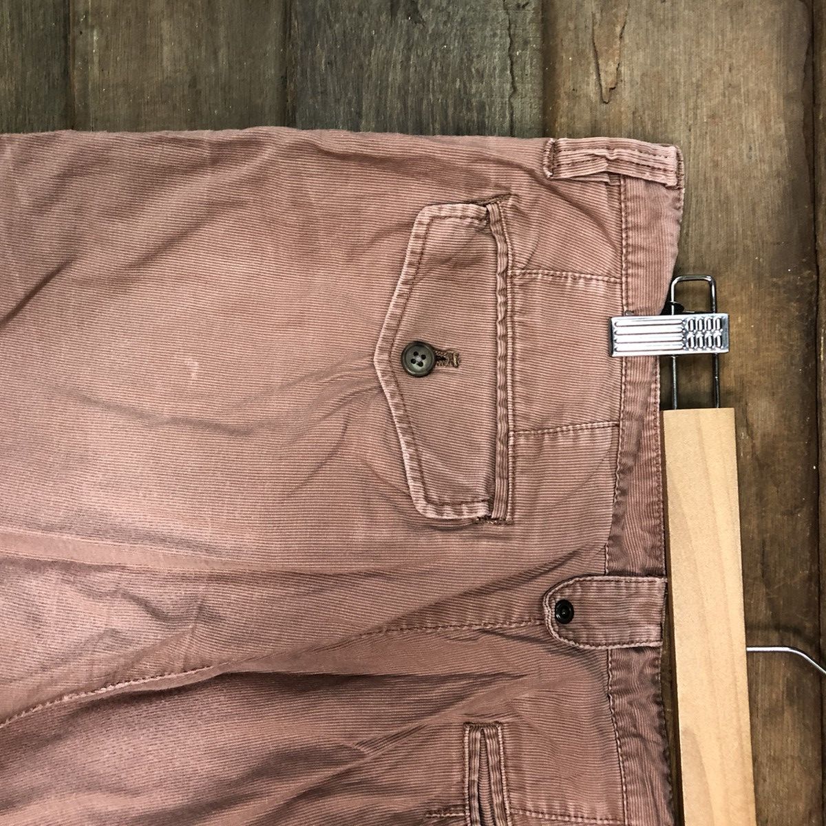 Faded Glory × Japanese Brand Full House Homme Pink faded corduroy Casual Pants #5691 Size US 32 / EU 48 - 12 Thumbnail