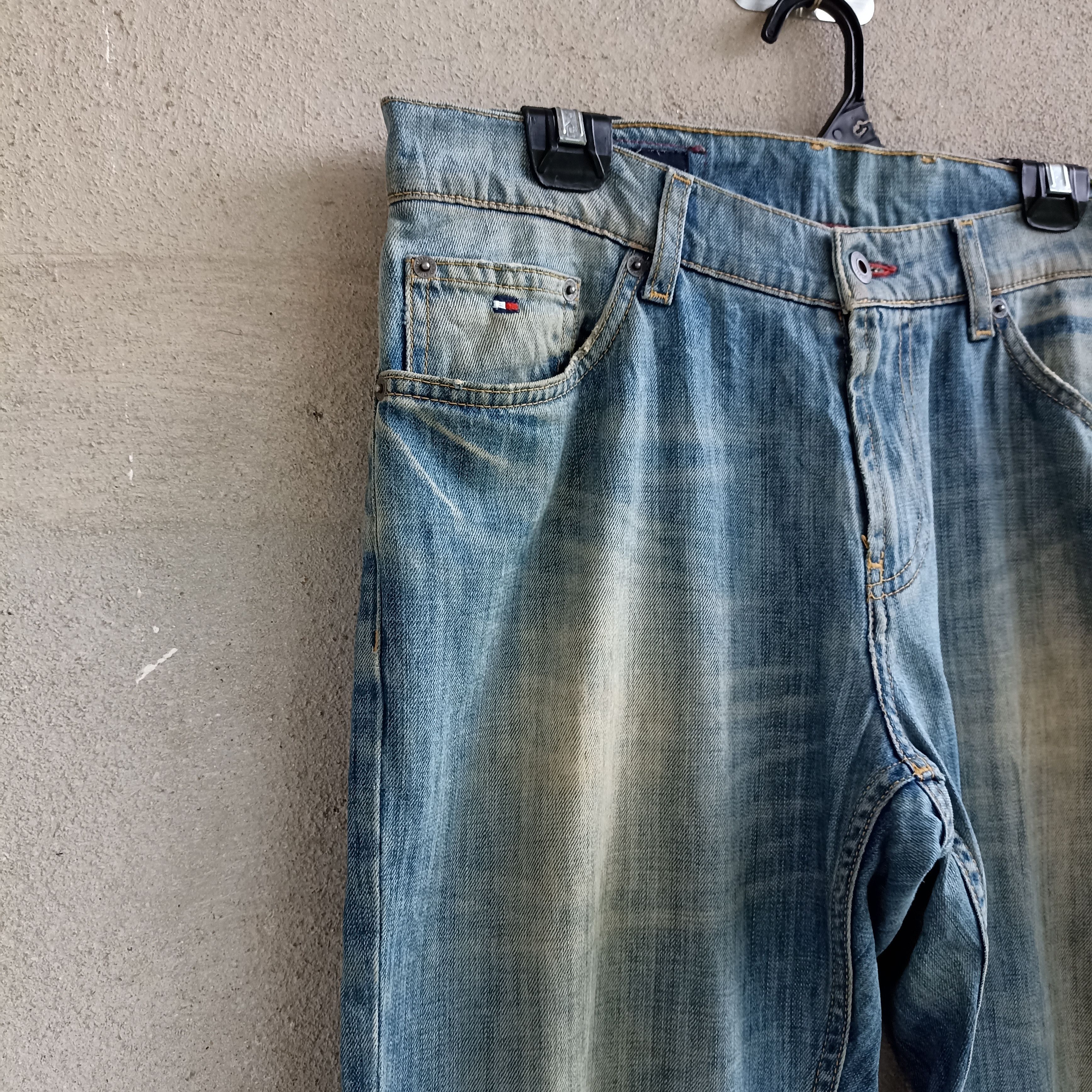 Tommy Hilfiger Faded Tommy Hilfiger Slim Fit Jeans Pant Size US 34 / EU 50 - 5 Thumbnail