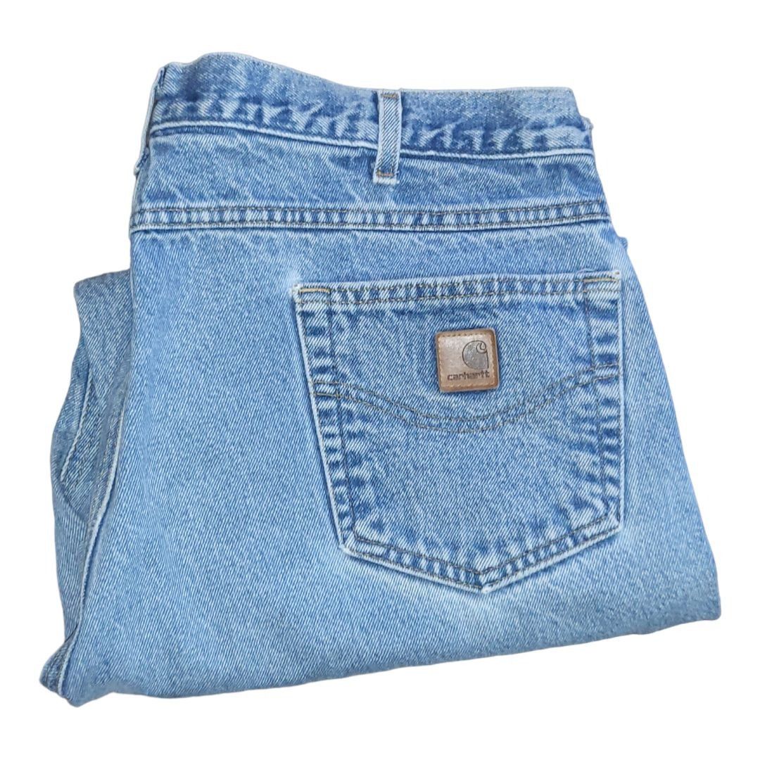 Carhartt Carhartt Blue Denim Relaxed Fit B17 DST Sz 42 X 32 Jeans Men ...