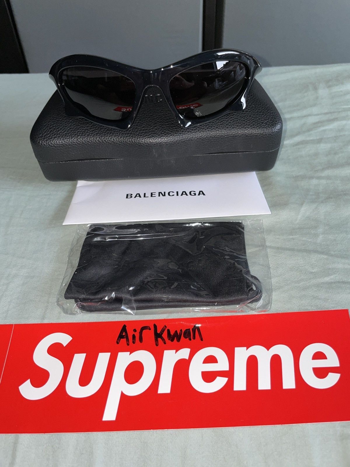 Balenciaga Balenciaga Bat Sunglasses Size ONE SIZE - 3 Thumbnail