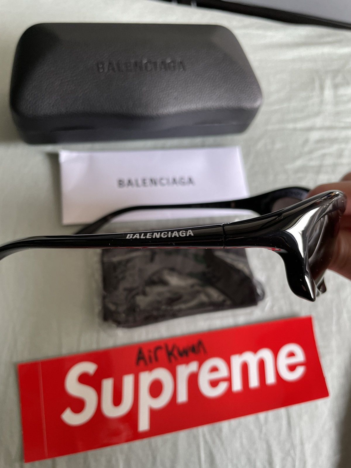 Balenciaga Balenciaga Bat Sunglasses Size ONE SIZE - 6 Thumbnail