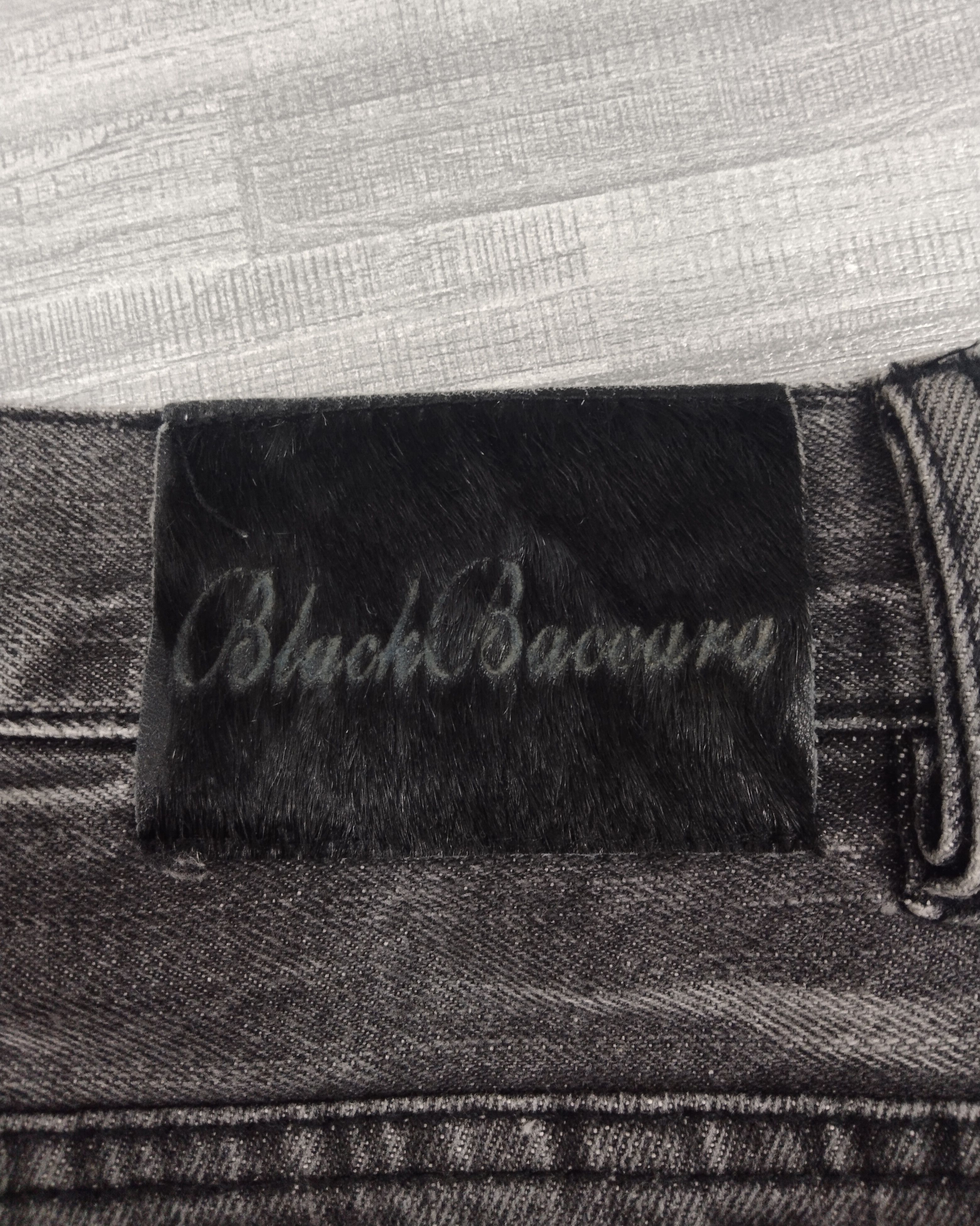 Japanese Brand FLARE TWIST🔥SUPER SICK BLACK BACCARA DENIM PANTS Size US 28 / EU 44 - 7 Thumbnail