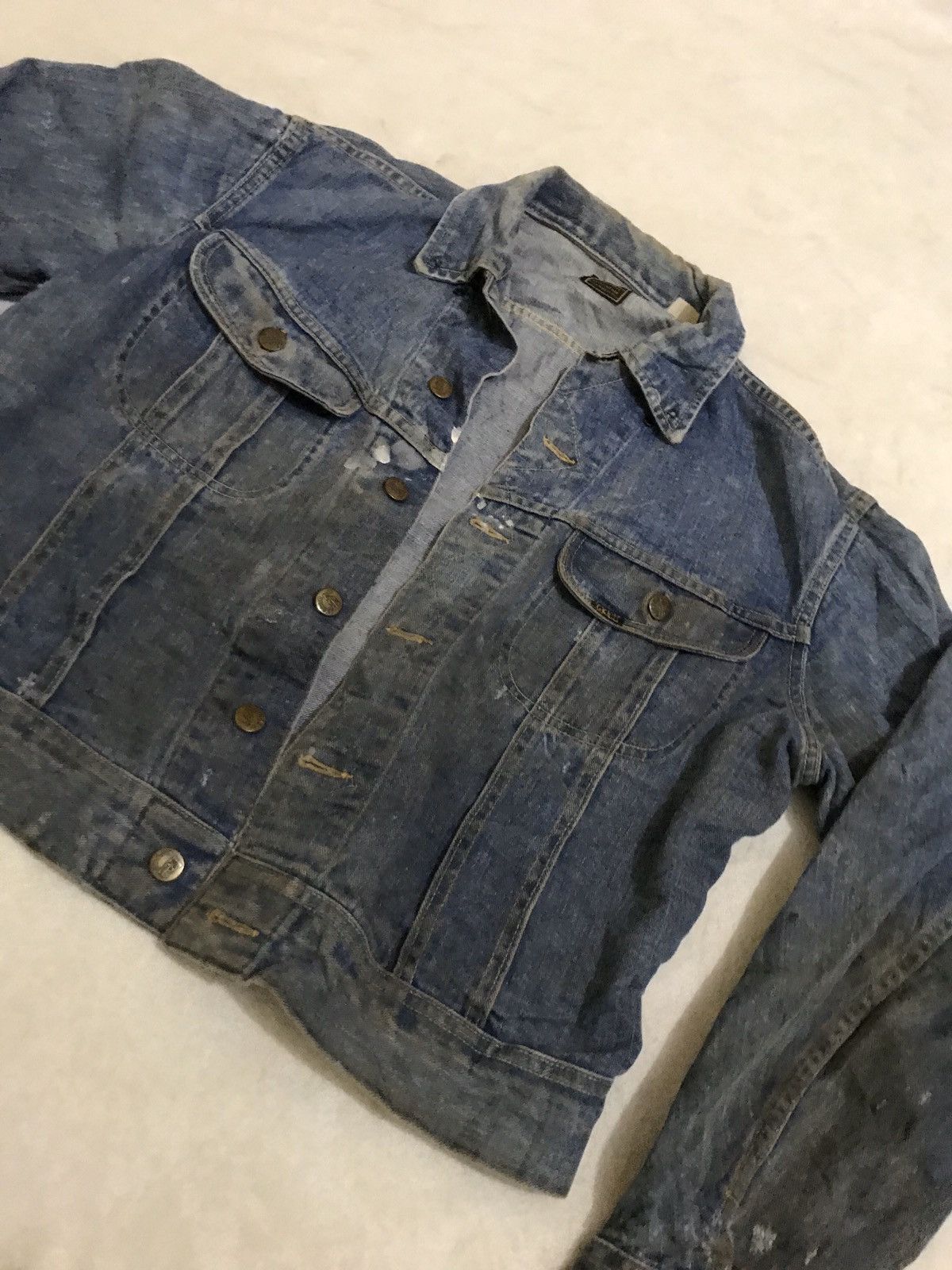 Lee 🔥Rare🔥Vtg lee trucker blue denim jacket Size US M / EU 48-50 / 2 - 5 Thumbnail