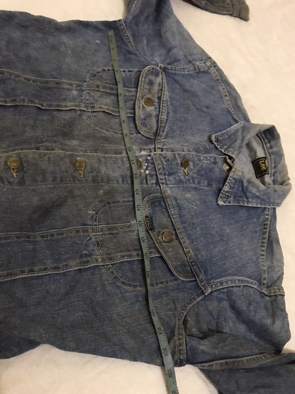 Lee 🔥Rare🔥Vtg lee trucker blue denim jacket Size US M / EU 48-50 / 2 - 9 Thumbnail