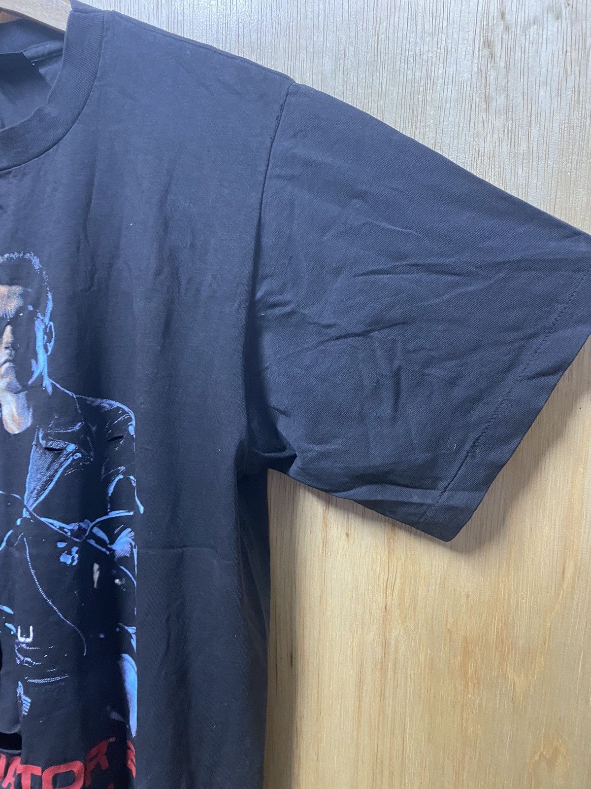 Vintage Grail🔥Arnold Schwarzenegger Terminator 2 Judment Day 1991 Size US L / EU 52-54 / 3 - 7 Thumbnail
