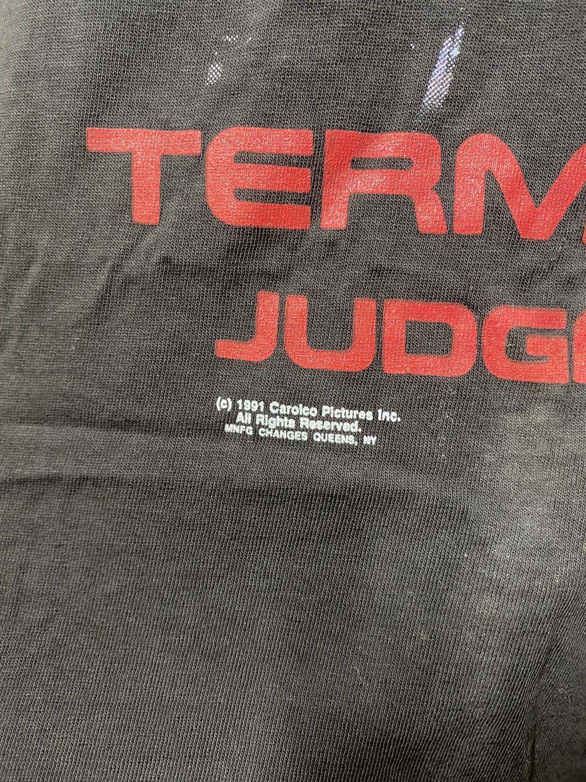 Vintage Grail🔥Arnold Schwarzenegger Terminator 2 Judment Day 1991 Size US L / EU 52-54 / 3 - 10 Thumbnail