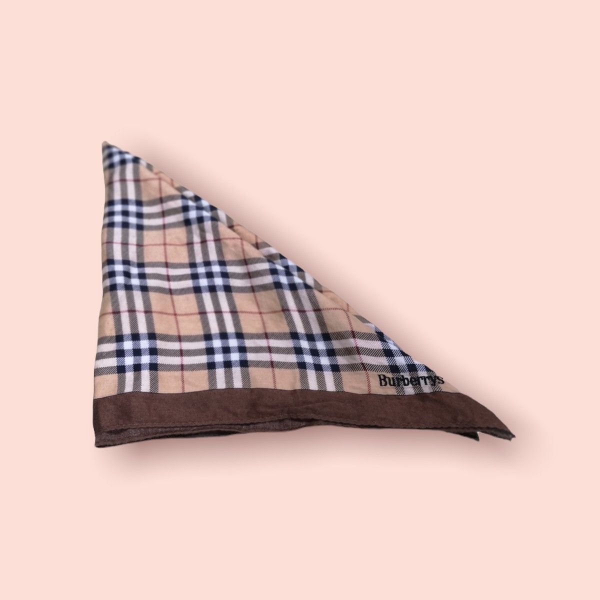 Burberry × Designer ICONIC BURBERRYS NOVA CHECK HANDKERCHIEF Size ONE SIZE - 3 Thumbnail