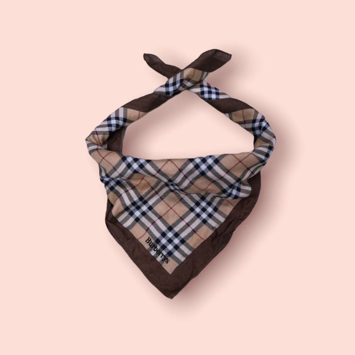 Burberry × Designer ICONIC BURBERRYS NOVA CHECK HANDKERCHIEF Size ONE SIZE - 2 Thumbnail