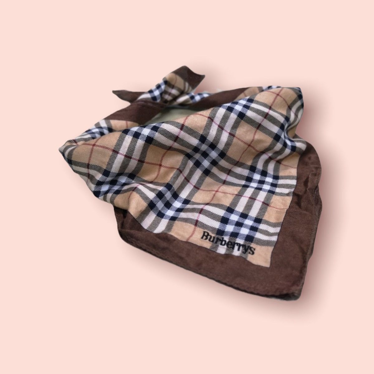 Burberry × Designer ICONIC BURBERRYS NOVA CHECK HANDKERCHIEF Size ONE SIZE - 15 Thumbnail