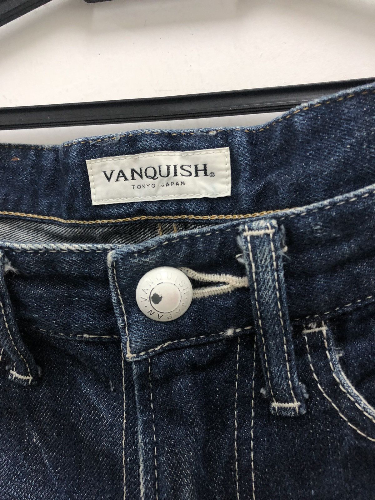 Vanquish Rare VANQUISH Japan Flare Distressed Denim Pant Size US 30 / EU 46 - 3 Thumbnail