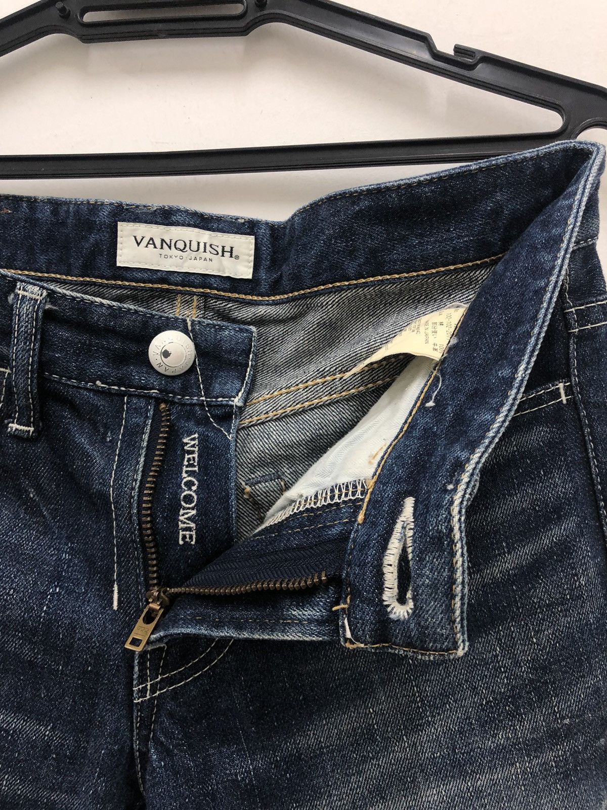 Vanquish Rare VANQUISH Japan Flare Distressed Denim Pant Size US 30 / EU 46 - 4 Thumbnail