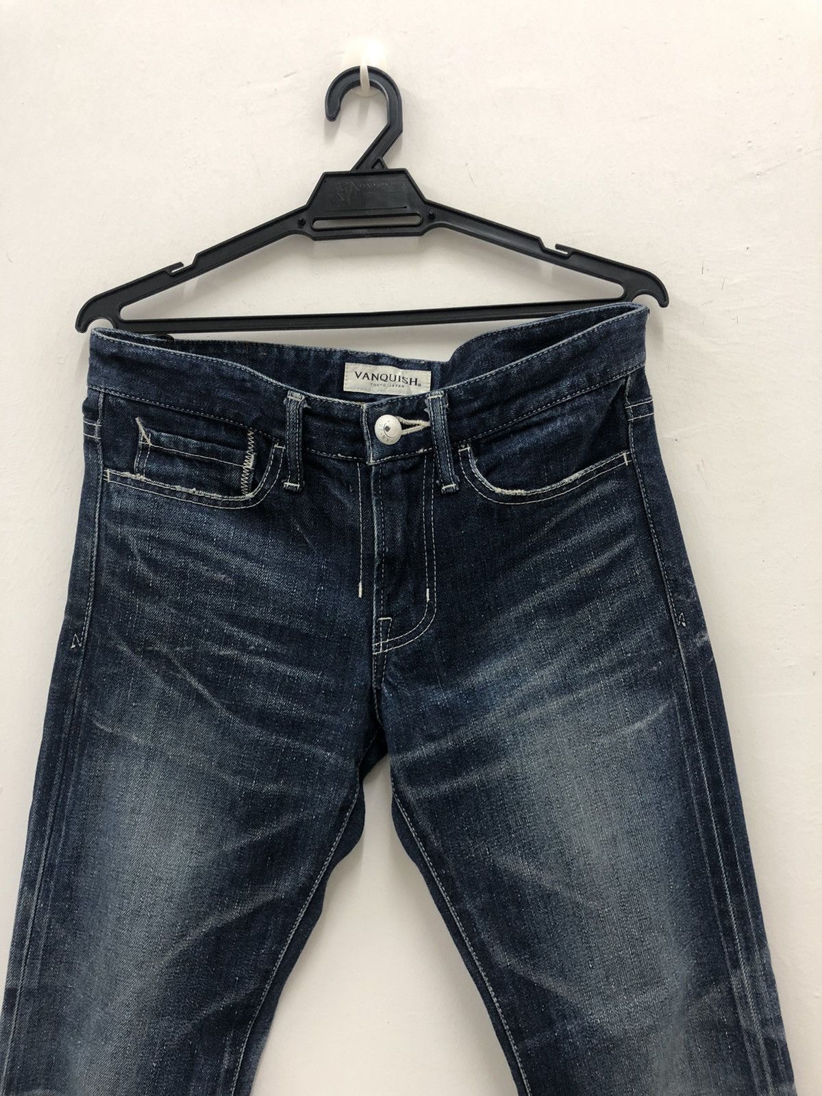 Vanquish Rare VANQUISH Japan Flare Distressed Denim Pant Size US 30 / EU 46 - 2 Thumbnail