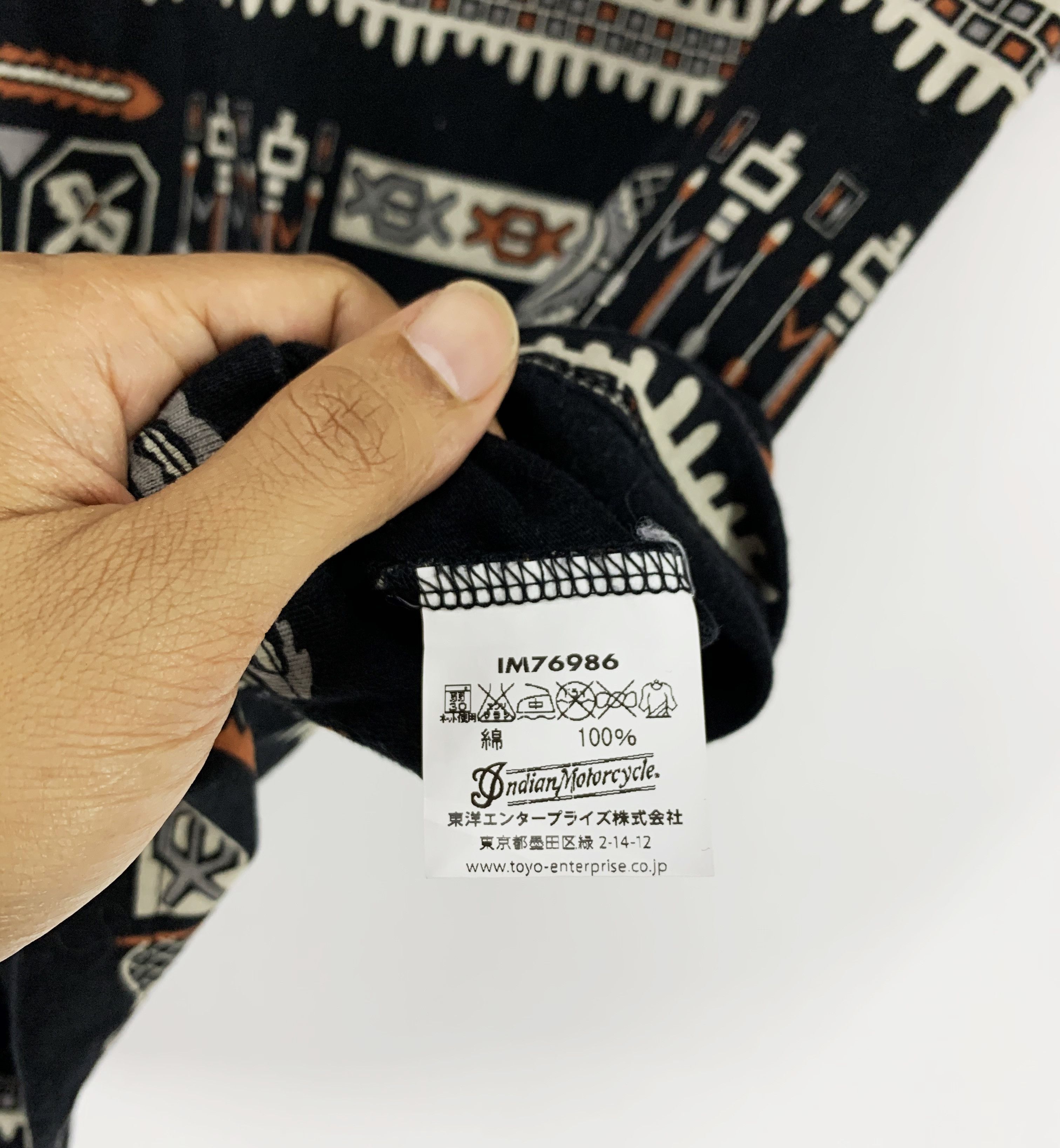 Indian Motorcycle × Toyo Enterprises Indian motorcycles native art allover print tshirt Size US L / EU 52-54 / 3 - 7 Thumbnail