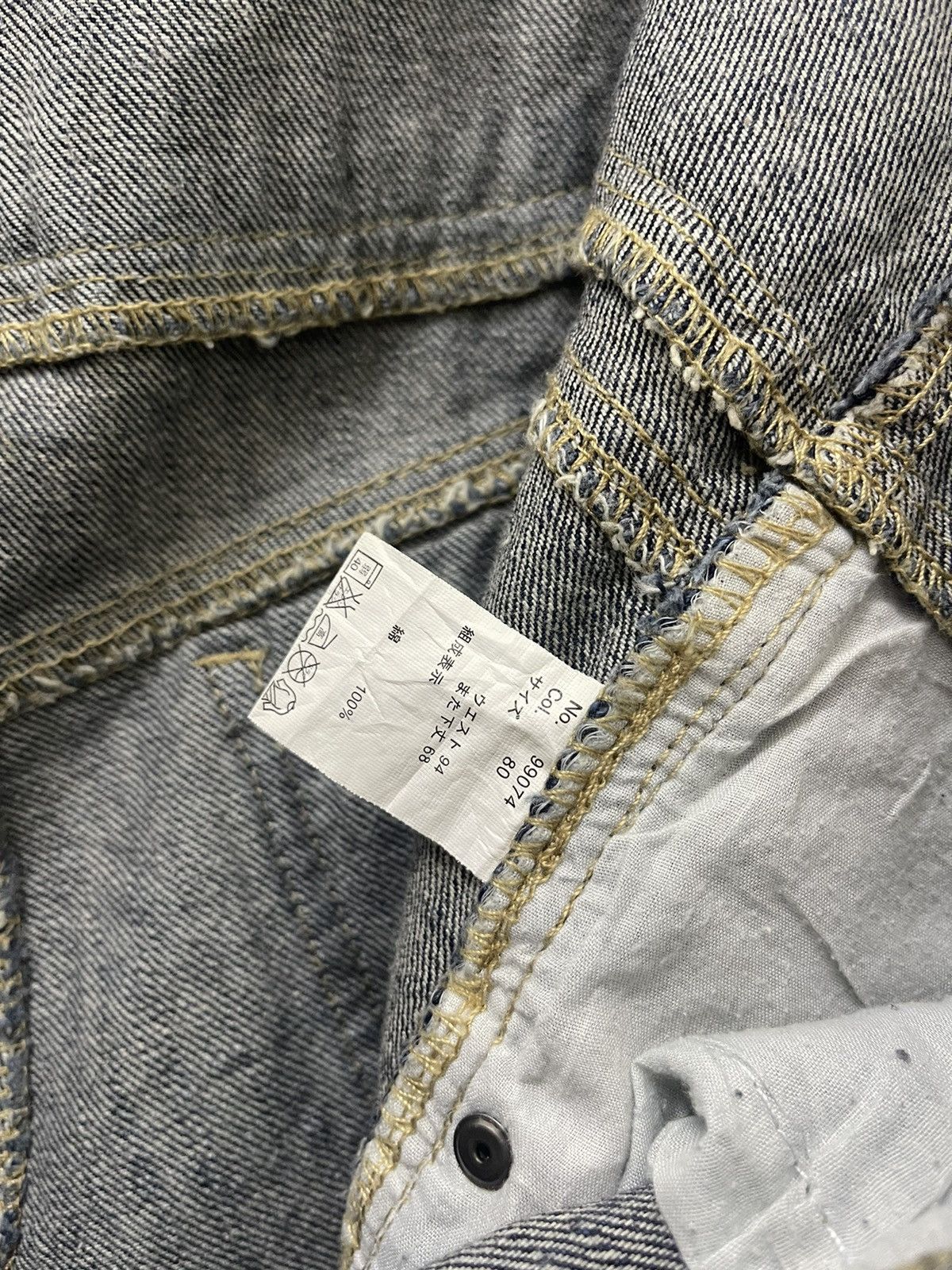 Japanese Brand Rare Vintage BACK & FORTH Double Waist Angel Wings Daicock Size US 35 - 6 Thumbnail