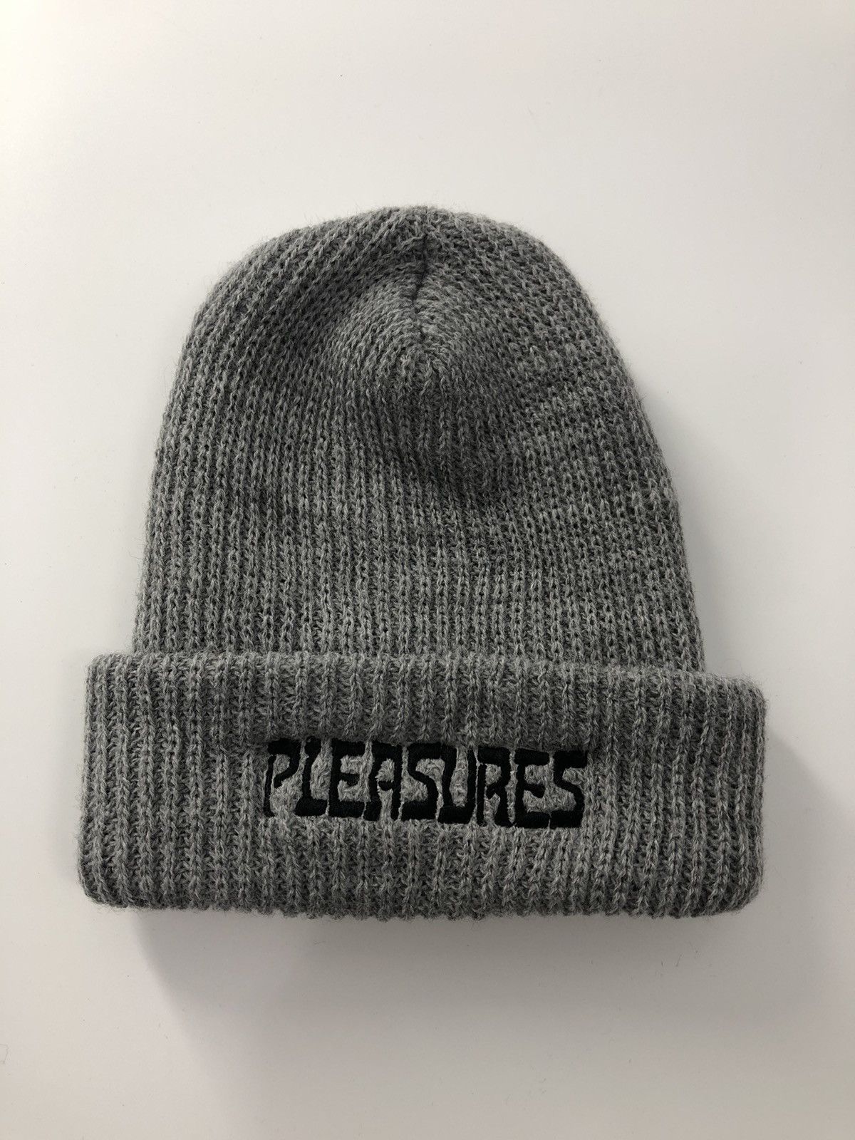 Pleasures Pleasures FW19 Night Logo Gray Beanie Size ONE SIZE - 2 Thumbnail