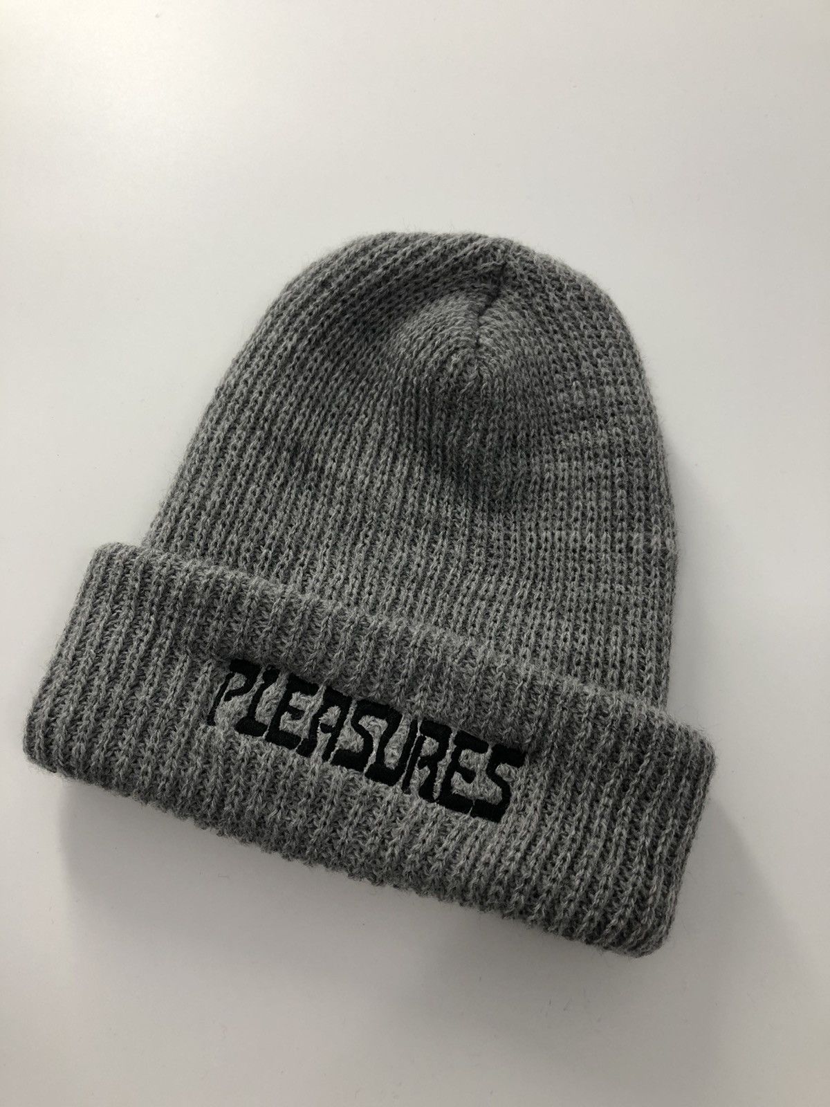 Pleasures Pleasures FW19 Night Logo Gray Beanie Size ONE SIZE - 4 Thumbnail