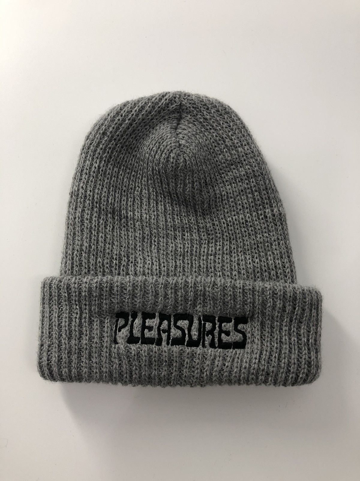 Pleasures Pleasures FW19 Night Logo Gray Beanie Size ONE SIZE - 7 Thumbnail