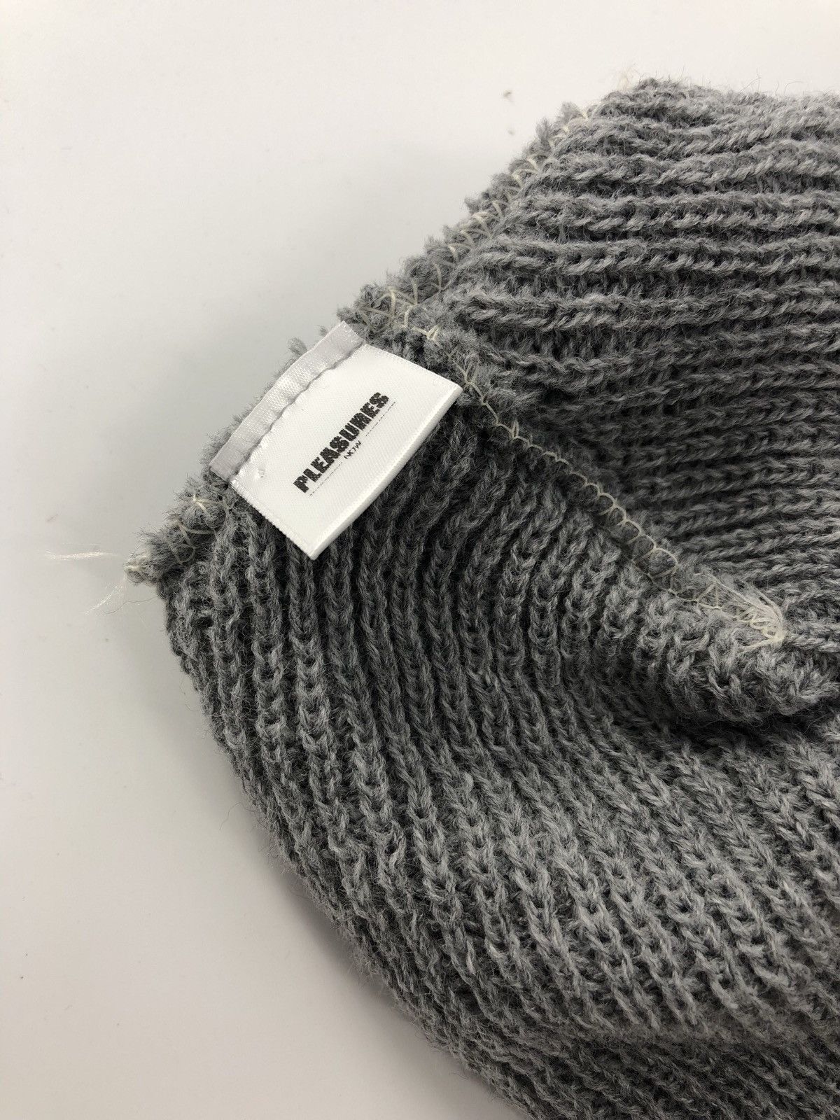 Pleasures Pleasures FW19 Night Logo Gray Beanie Size ONE SIZE - 6 Thumbnail