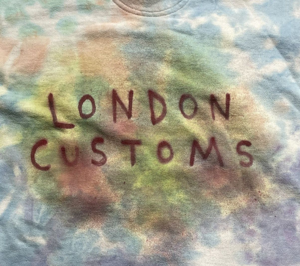 Other London customs hand painted 1/1 tie dye hoodie sweatshirt Size US M / EU 48-50 / 2 - 5 Preview
