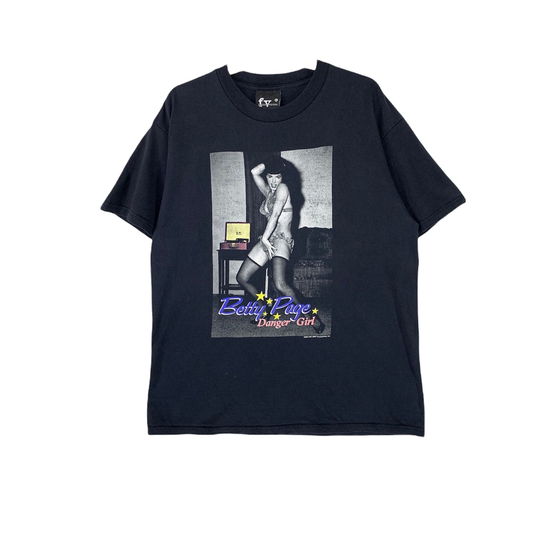 Vintage Betty page danger girl fashion victim vintage shirt Size US L / EU 52-54 / 3 - 1 Thumbnail