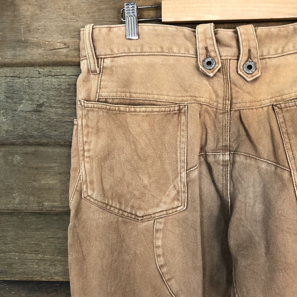 Russell Athletic × Vintage Rusell Athetic Brown faded Casual Pants #5696 Size US 33 - 14 Thumbnail
