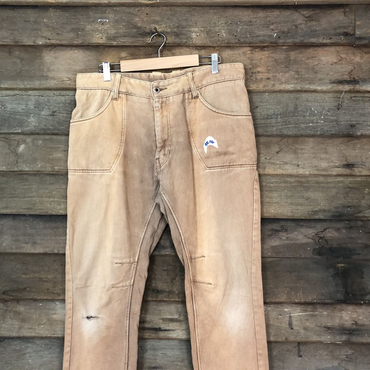 Russell Athletic × Vintage Rusell Athetic Brown faded Casual Pants #5696 Size US 33 - 2 Thumbnail