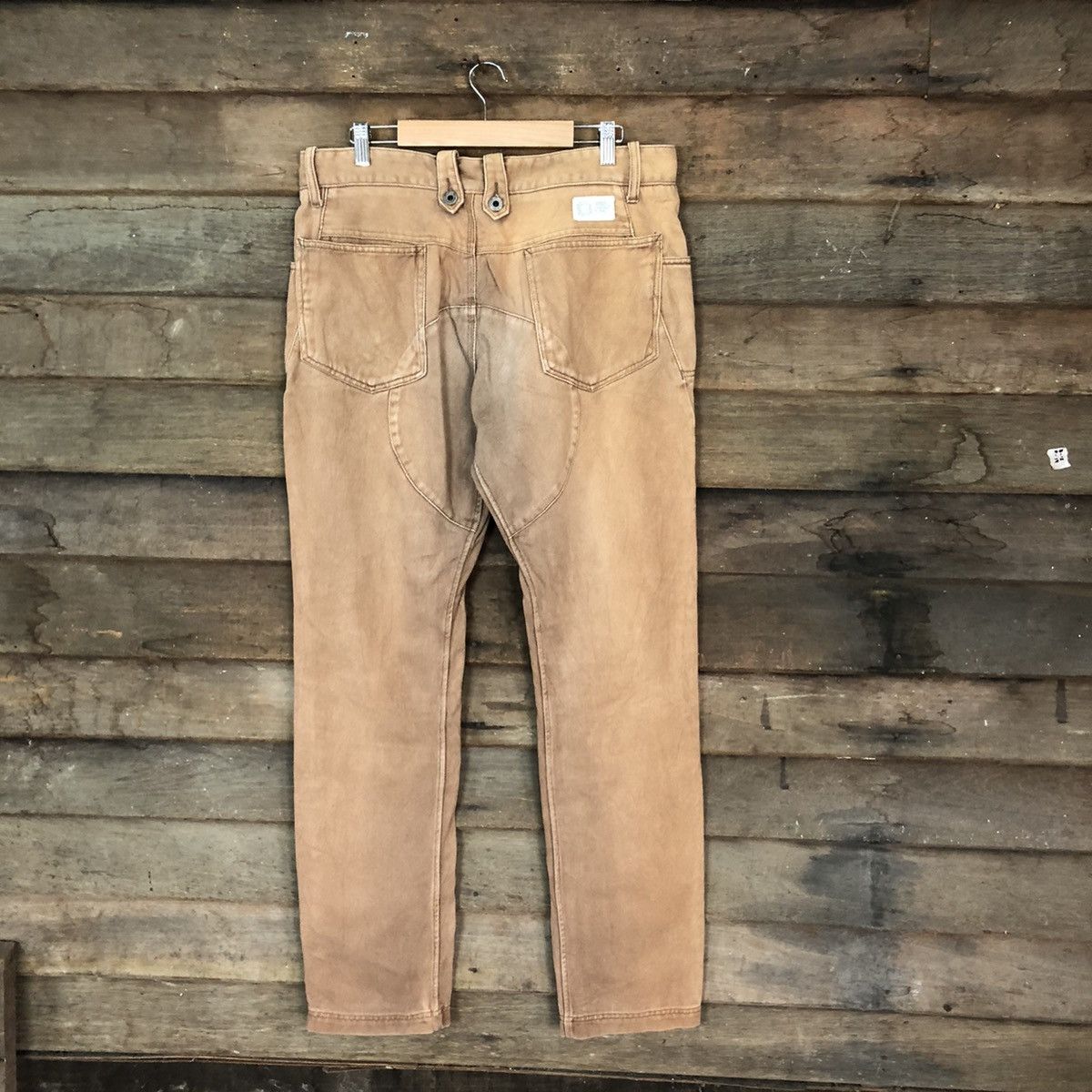 Russell Athletic × Vintage Rusell Athetic Brown faded Casual Pants #5696 Size US 33 - 11 Thumbnail