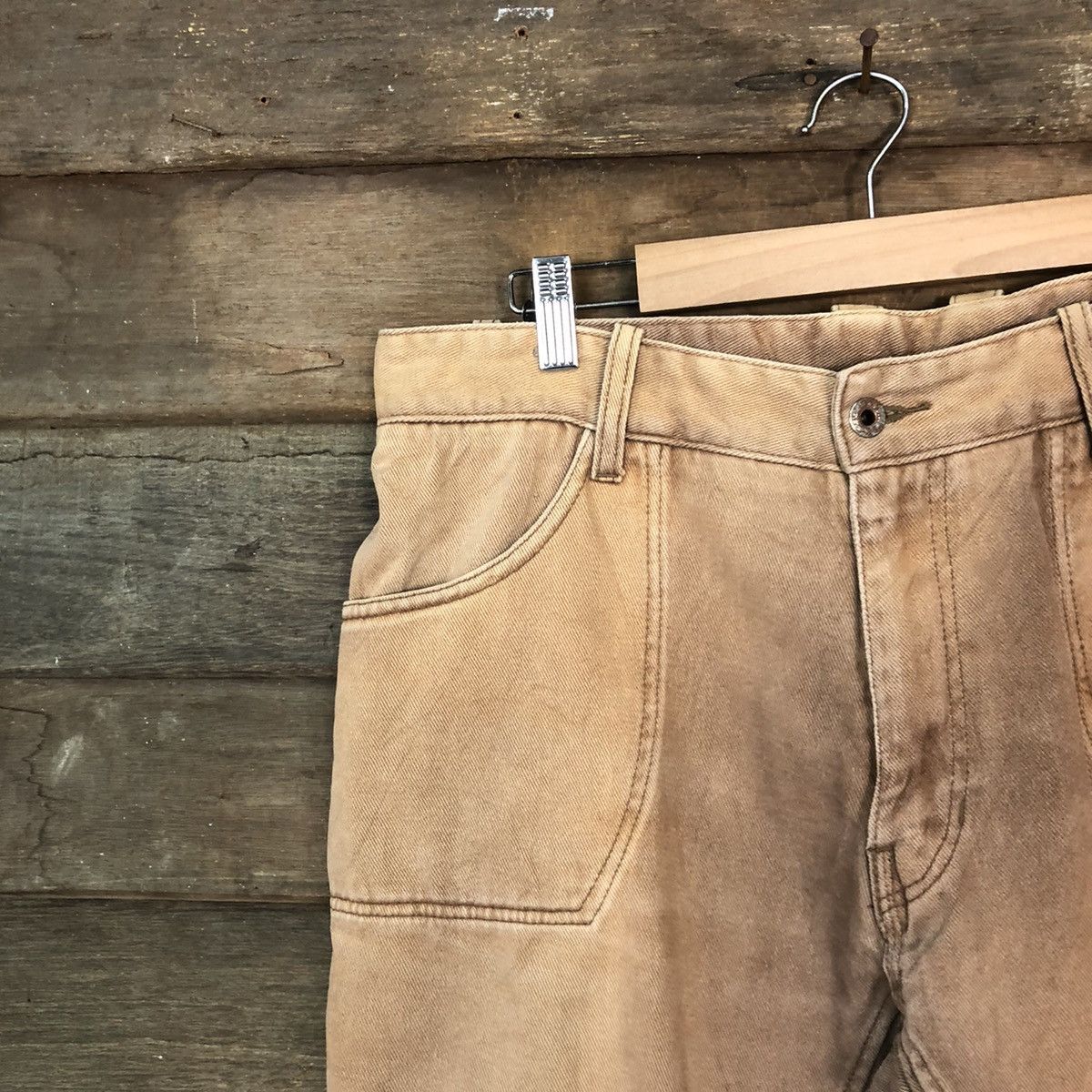 Russell Athletic × Vintage Rusell Athetic Brown faded Casual Pants #5696 Size US 33 - 4 Thumbnail