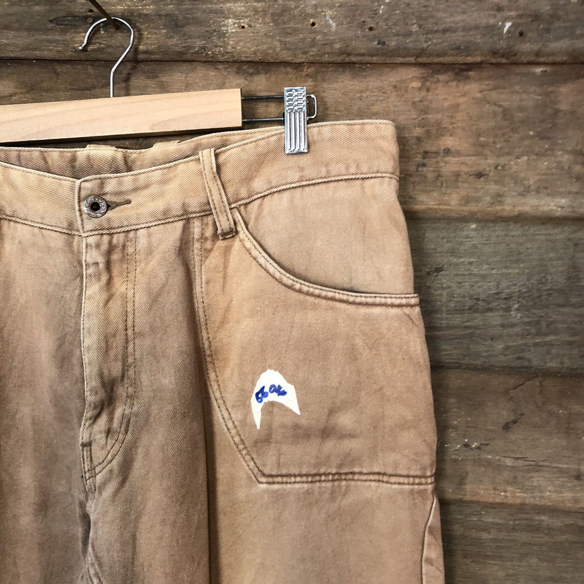 Russell Athletic × Vintage Rusell Athetic Brown faded Casual Pants #5696 Size US 33 - 5 Thumbnail