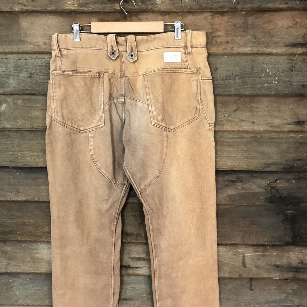 Russell Athletic × Vintage Rusell Athetic Brown faded Casual Pants #5696 Size US 33 - 12 Thumbnail
