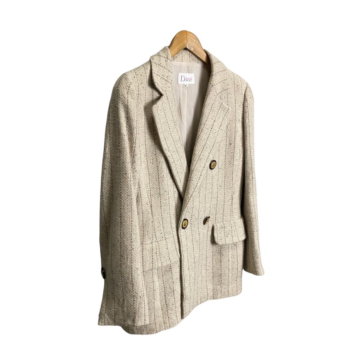 Christian Dior Monsieur × Dior Dior mademoiselle double breasted wool blazer jacket Size M / US 6-8 / IT 42-44 - 4 Thumbnail