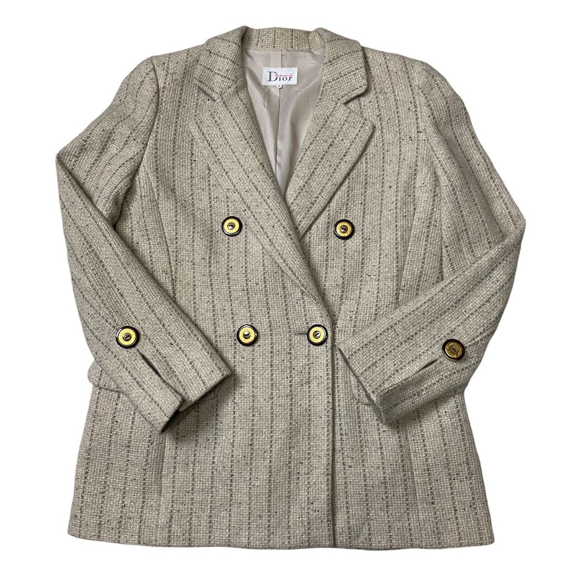 Christian Dior Monsieur × Dior Dior mademoiselle double breasted wool blazer jacket Size M / US 6-8 / IT 42-44 - 5 Thumbnail