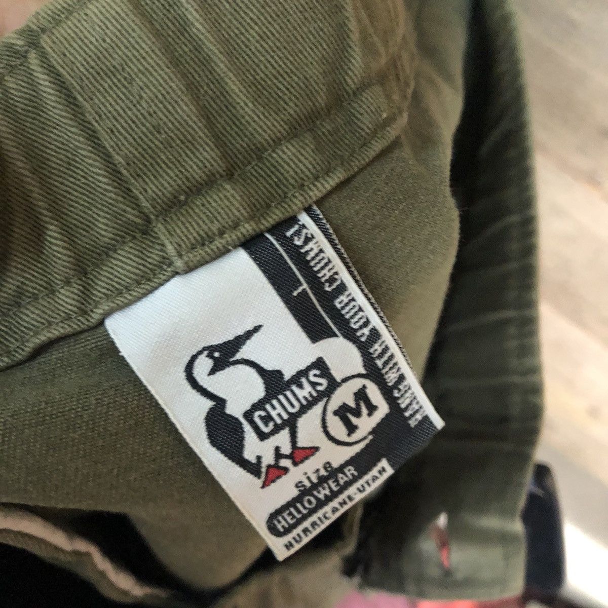 Chums Chums Green faded Straight Pants #c1154 Size US 31 - 12 Thumbnail