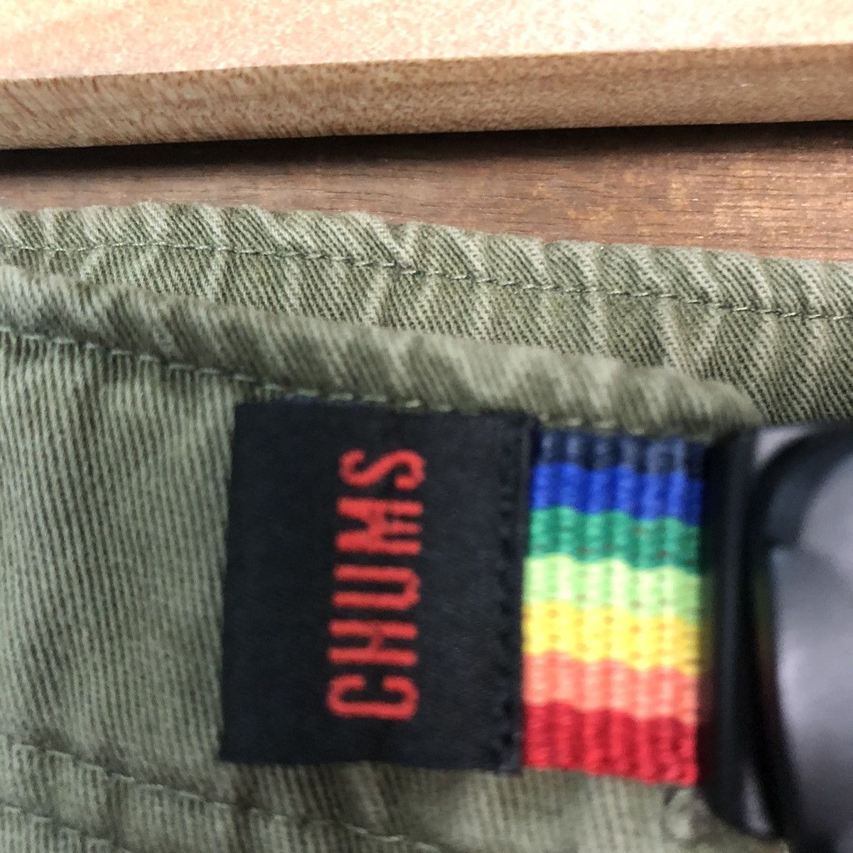 Chums Chums Green faded Straight Pants #c1154 Size US 31 - 6 Thumbnail