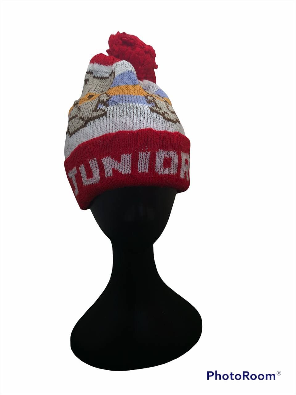 Japanese Brand Colourful Junior Bear Beanie Nice Desing Size ONE SIZE - 2 Thumbnail
