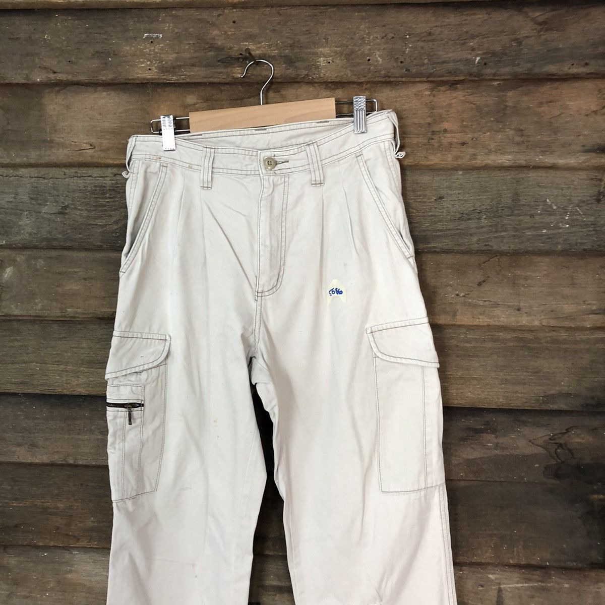 Japanese Brand Japanese Brand White tactical utility Cargo Pants #5686 Size US 28 / EU 44 - 2 Thumbnail