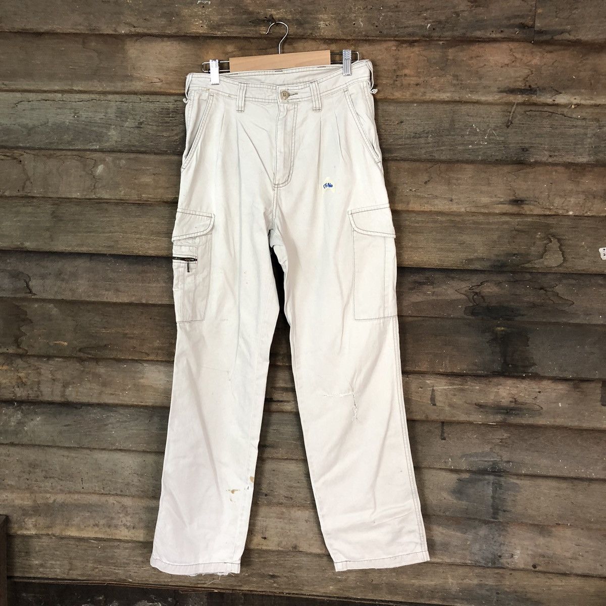 Japanese Brand Japanese Brand White tactical utility Cargo Pants #5686 Size US 28 / EU 44 - 1 Thumbnail