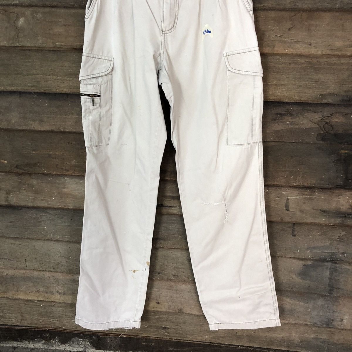 Japanese Brand Japanese Brand White tactical utility Cargo Pants #5686 Size US 28 / EU 44 - 3 Thumbnail