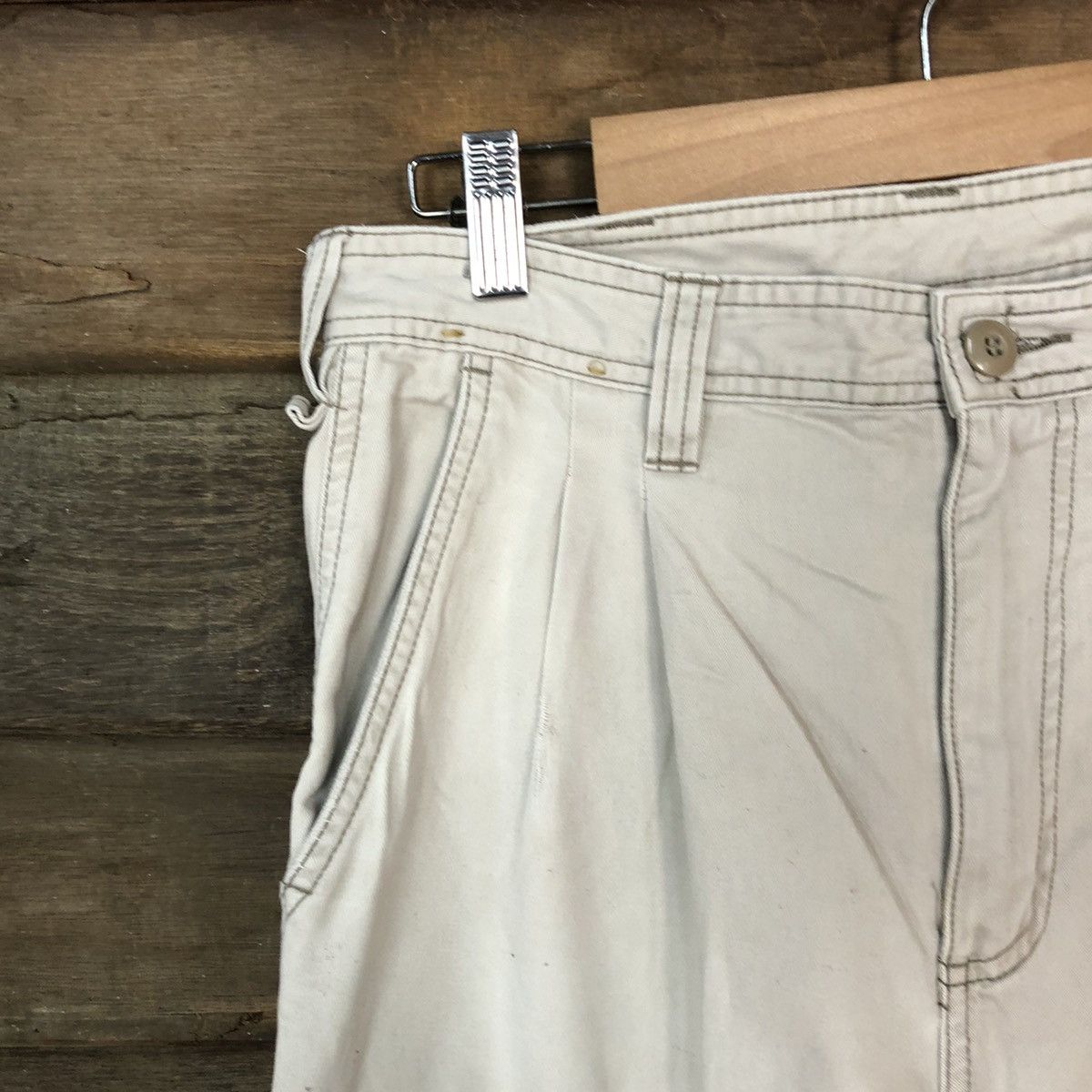 Japanese Brand Japanese Brand White tactical utility Cargo Pants #5686 Size US 28 / EU 44 - 4 Thumbnail