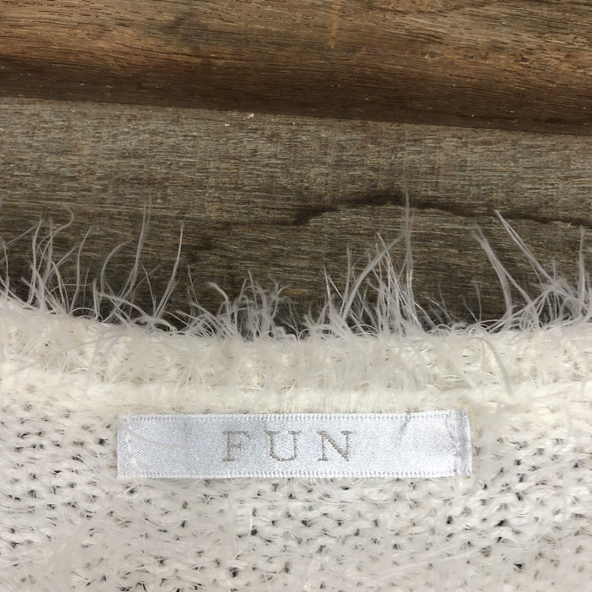 Homespun Knitwear Fun White Mohair Soft Fur Shag Shaggy Knitwear #c1159 Size M / US 6-8 / IT 42-44 - 10 Thumbnail