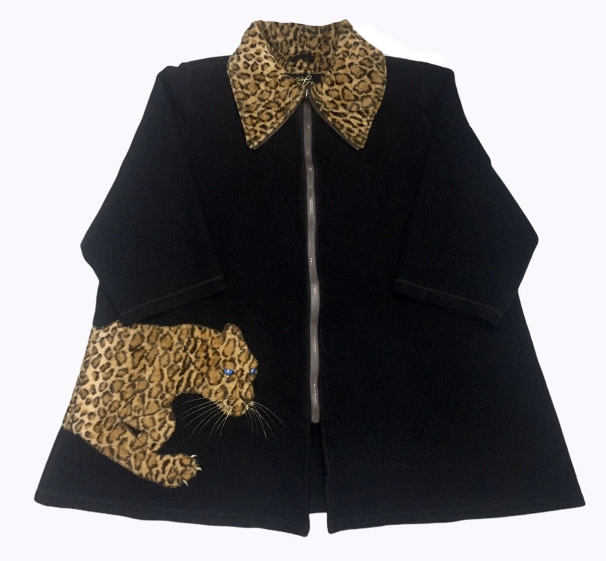 Image of Gk Luxury Japan Leopard Designer in Black, Men's (Size XL)