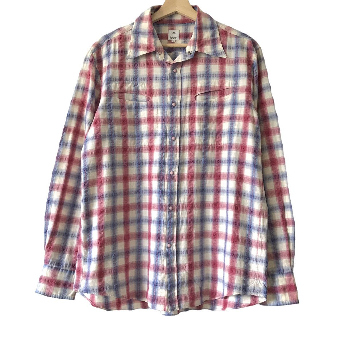 Vintage Authentic 2000s Jipijapa Japan Checkered Western Shirt | Grailed