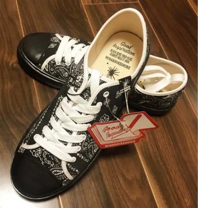 Maison MIHARA YASUHIRO MiharaYasuhiro X G.u paisleys low cut sneaker Size US 6 / EU 39 - 6 Thumbnail