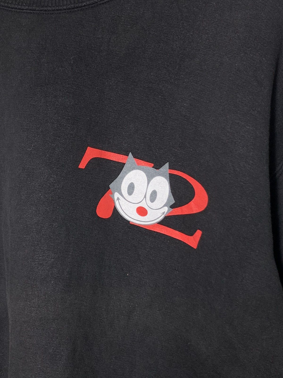 Cartoon Network Vintage 1995 Sunfaded Felix The Cat Crewneck Sweatshirt Size L / US 10 / IT 46 - 4 Thumbnail