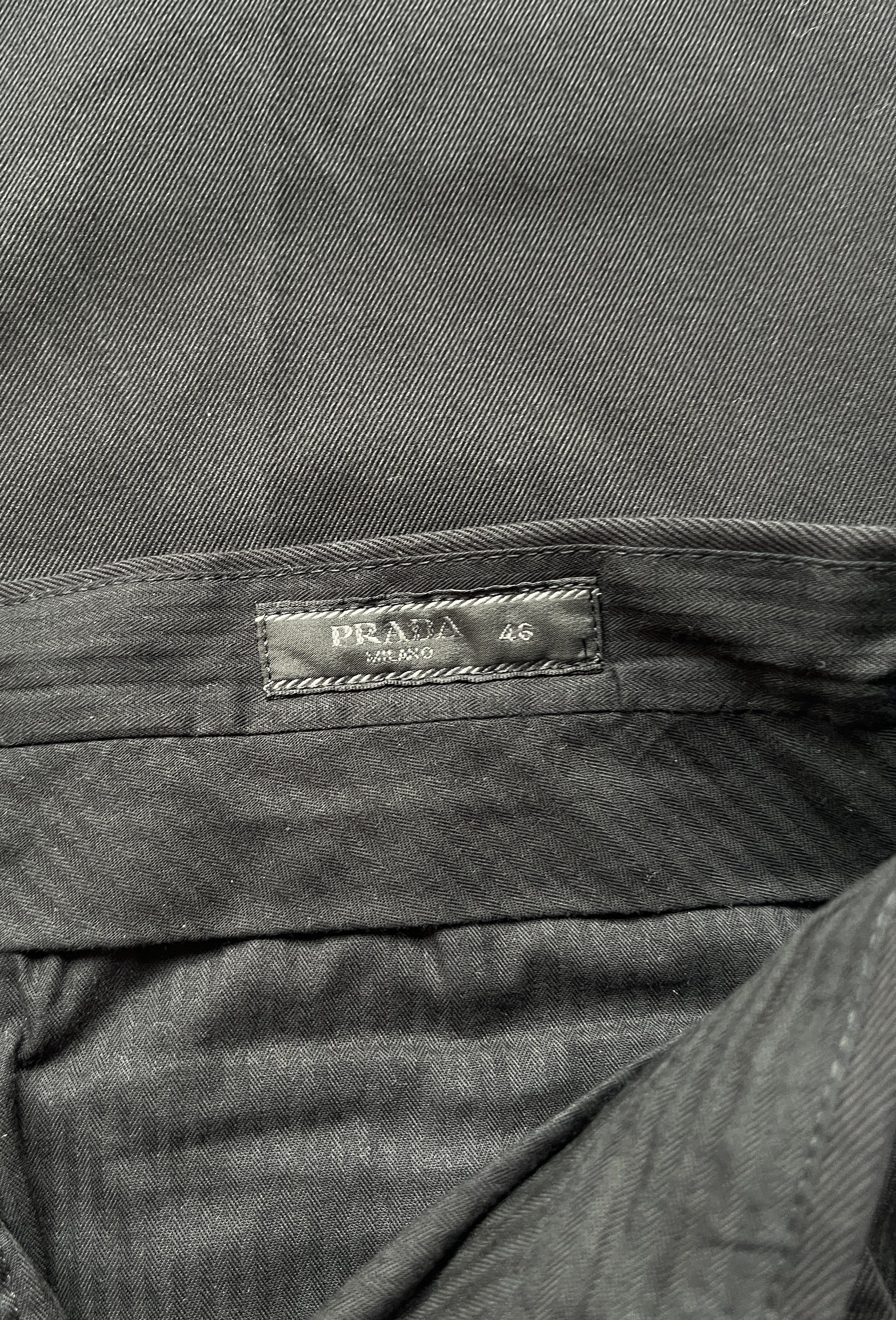Prada ⚡️QUICK SALE⚡️2014 Prada Black Trousers Pants Size US 30 / EU 46 - 3 Thumbnail