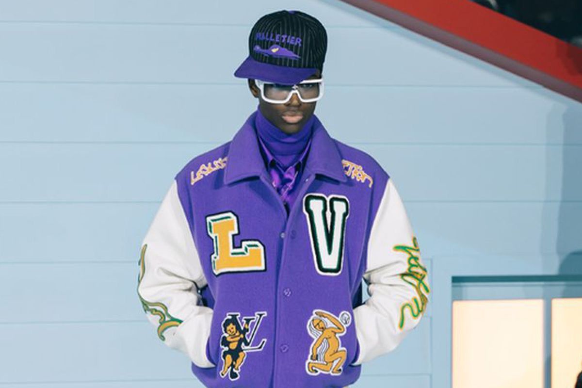 Louis Vuitton × Virgil Abloh LOUIS VUITTON 22AW VIRGIL ABLOH VARSITY JACKET WITH KEYCHAIN Size US M / EU 48-50 / 2 - 23 Thumbnail