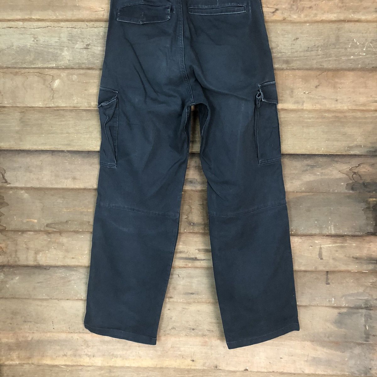 Japanese Brand DLL Japan Dark Blue Cargo Multipocket Pants #1572 Size US 30 / EU 46 - 11 Thumbnail